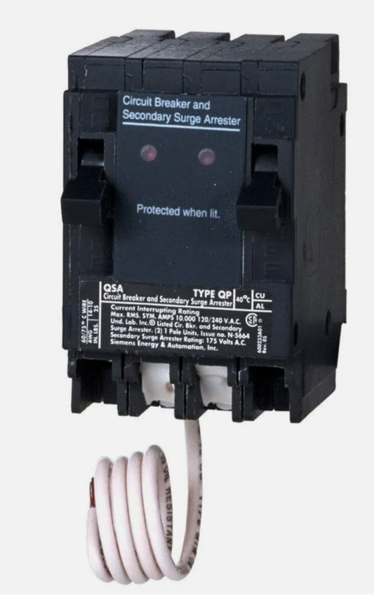 Siemens QSA1515SPD Whole House Surge Protection